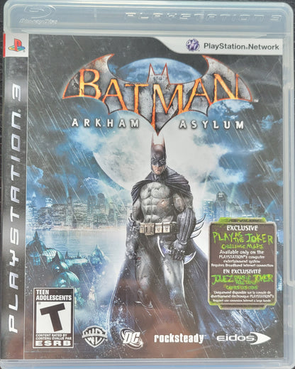 BATMAN: Arkham Asylum - 2013 Sony PlayStation 3 PS3 Pre-Owned Great Shape Tested & Working