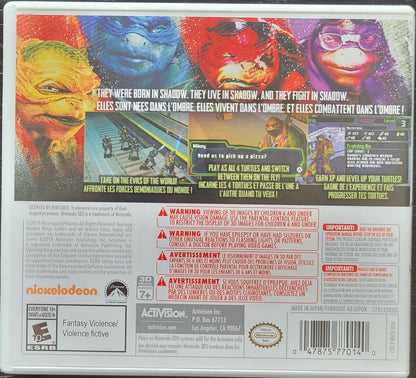 Teenage Mutant Ninja Turtles: TMNT The Movie  - Nintendo 3DS 2007 - Handheld Console NTSC Cartridge Only Tested & Working