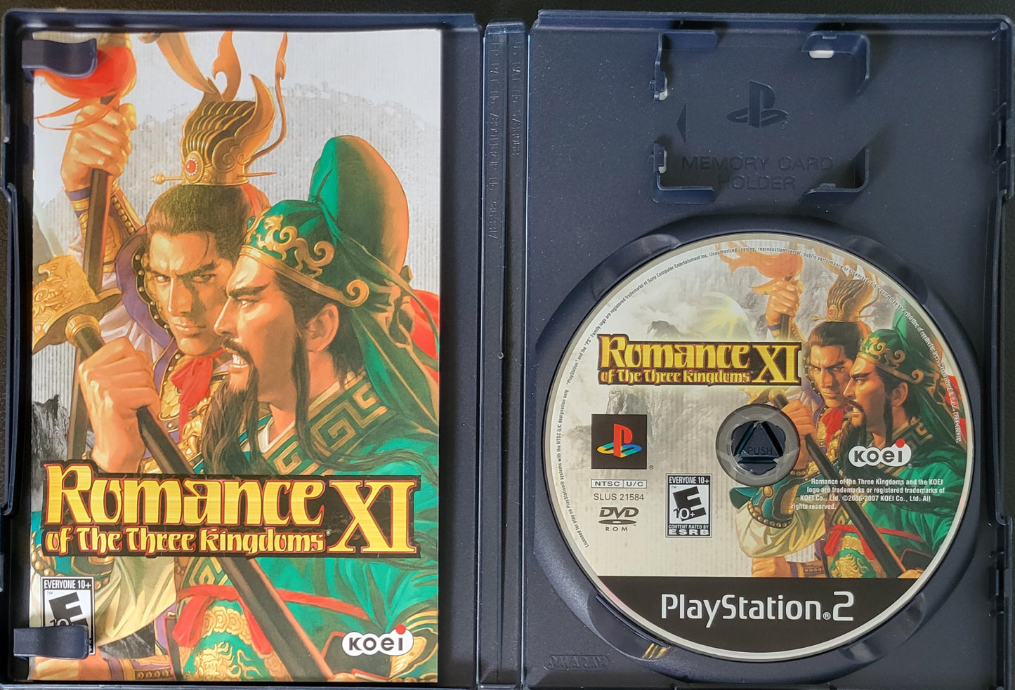 RARE Romance Of The 3 Kingdoms XI - Sony PlayStation 2 PS2 (CIB) Pre-Owned Tested & Working MINT!