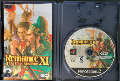 RARE Romance Of The 3 Kingdoms XI - Sony PlayStation 2 PS2 (CIB) Pre-Owned Tested & Working MINT!
