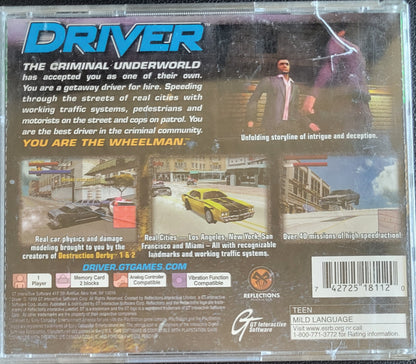 Driver - Sony PlayStation 1 PS1 Complete in Box (CIB) - LIKE NEW