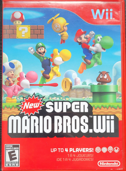 New Super Mario Bros - 2013 Nintendo - Wii - Entertainment System CIB Clean Disc Tested & Working