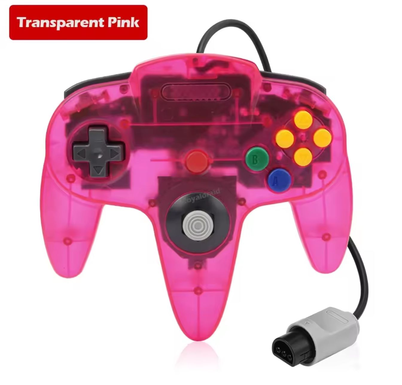 Nintendo 64 (N64) Wired Controller | Translucent Colors | Replacement Gamepad | Brand New