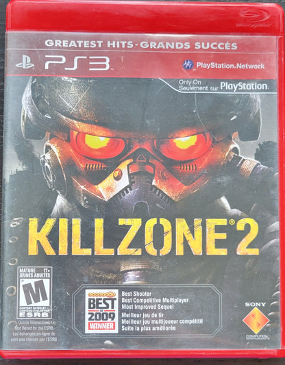 KILLZONE 2: Greatest Hits - 2013 Sony PlayStation 3 PS3 Pre-Owned Great Shape Tested & Working