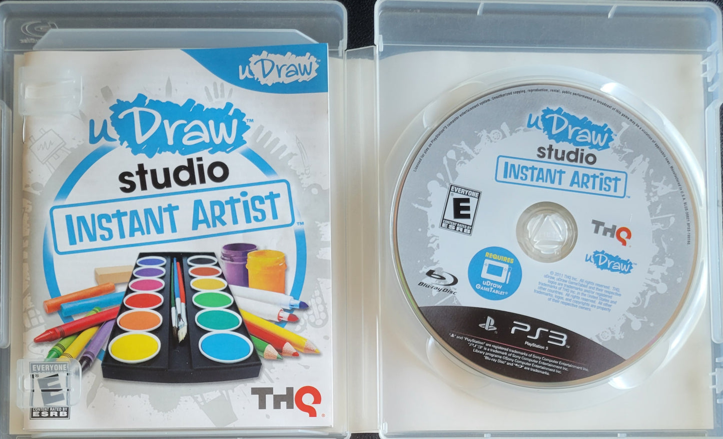U Draw Instant Studio + PAD/Hookups Included! - Sony PlayStation 3 PS3 Pre-Owned Great Shape Tested & Working