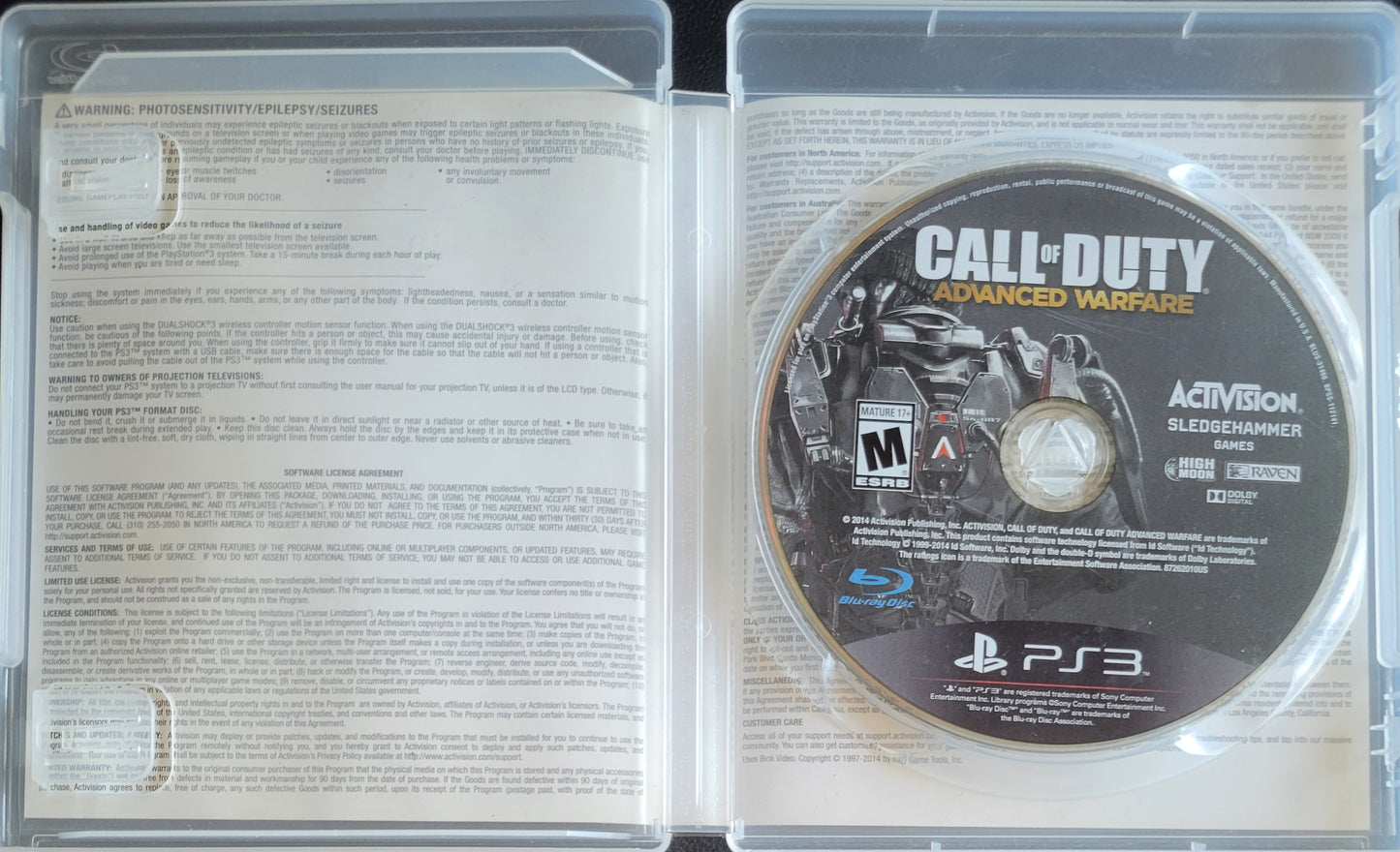 Call of Duty: Advanced Warfare – Sony PlayStation 3 (PS3) | Pre-Owned, Tested & in Great Condition