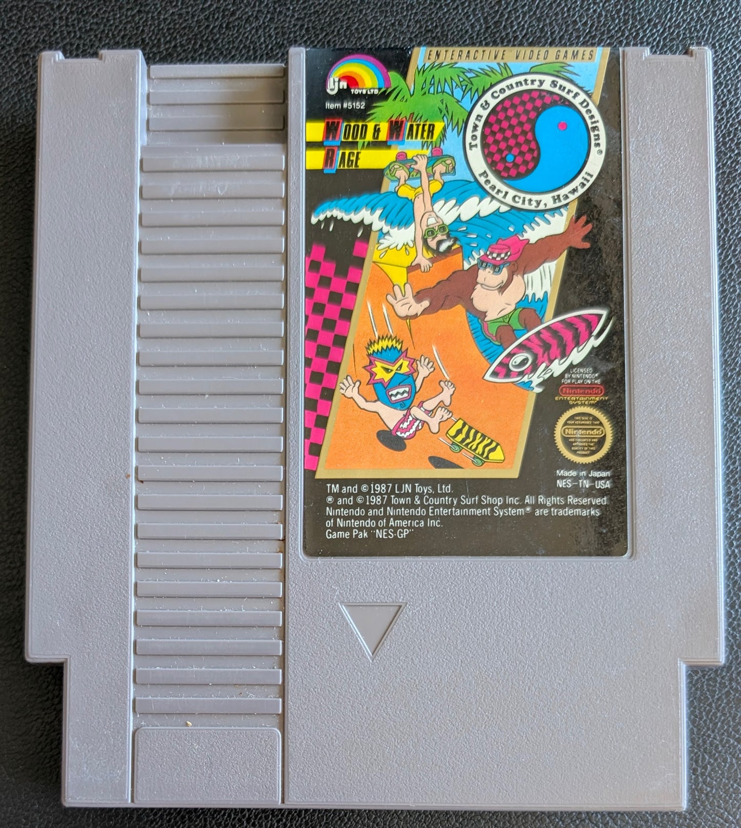 Wood & Water Rage (1991) - Nintendo NES | Authentic | Cleaned & Tested + Protection Sleeve