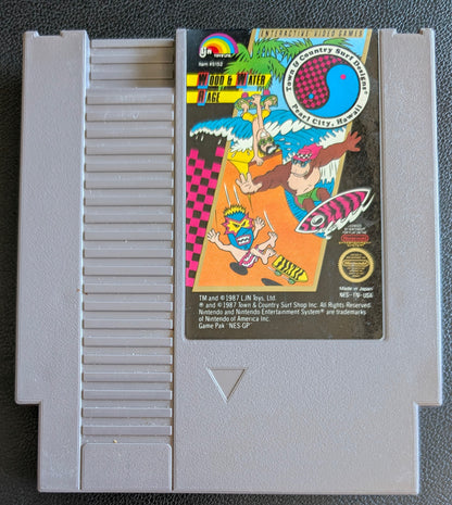 Wood & Water Rage (1991) - Nintendo NES | Authentic | Cleaned & Tested + Protection Sleeve