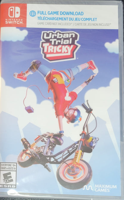 Trial Tricky – FACTORY SEALED – Nintendo Switch (2021) + Plastic Protection Sleeve