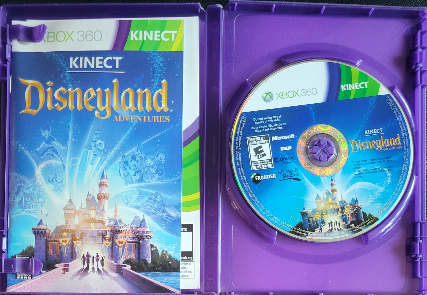 Disneyland Adventures Kinect – Microsoft Xbox 360 CIB – Clean Disc – RE-SEALED (2011)
