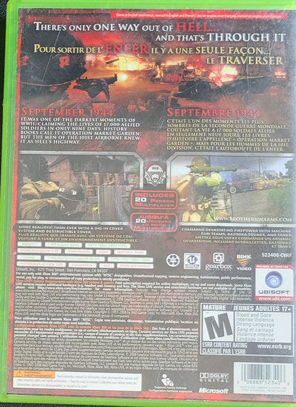 Brothers In Arms: Hell's Highway - (CIB) - Microsoft XBOX 360 - Pre-Owned Like New CLEAN DISC