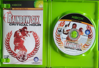 Rainbow Six Critical Hour - (CIB) OG Microsoft XBOX  Pre-Owned Great Shape Tested & Working CLEAN DISC
