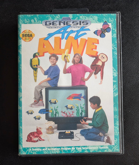 Art Alive - Boxed CIB (Sega Genesis) | 1991 | Educational / Creativity