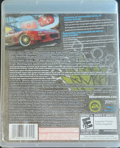 Need For Speed: Pro Street (CIB) – Sony PlayStation 3 PS3 – Great Shape