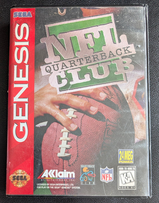NFL Quarterback Club - Boxed CIB (Sega Genesis) | 1993 | Sports / Football