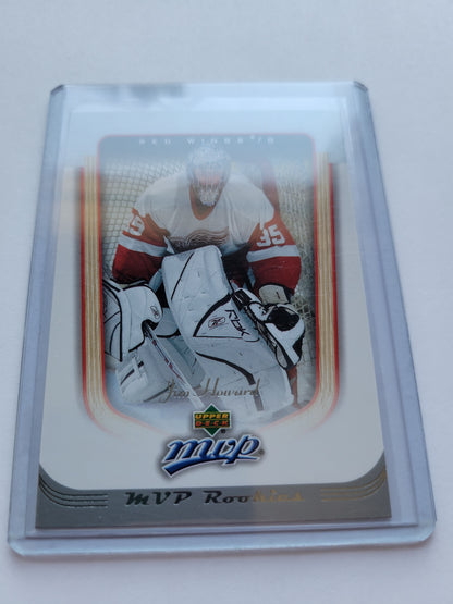 05' 06' JIM HOWARD UD MVP ROOKIE # 420 NHL Hockey Card Great Condition Smoke / Pet Free Home Soft + Top Loader Included