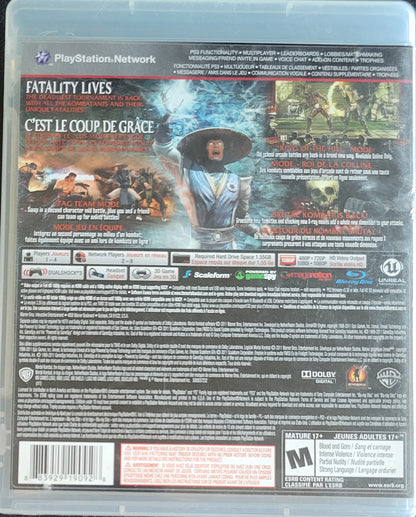 Mortal Kombat (CIB) – Sony PlayStation 3 PS3 – Re-Sealed
