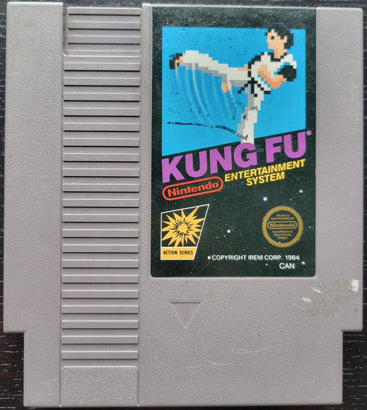 Kung-Fu - Authentic NES (Nintendo Entertainment System 1983) 72 Pin 8 Bit Video Game Cartridge GREAT SHAPE