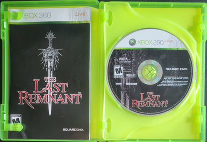 The Last Remnant - (CIB) - Microsoft XBOX 360 - Pre-Owned Like New CLEAN DISC