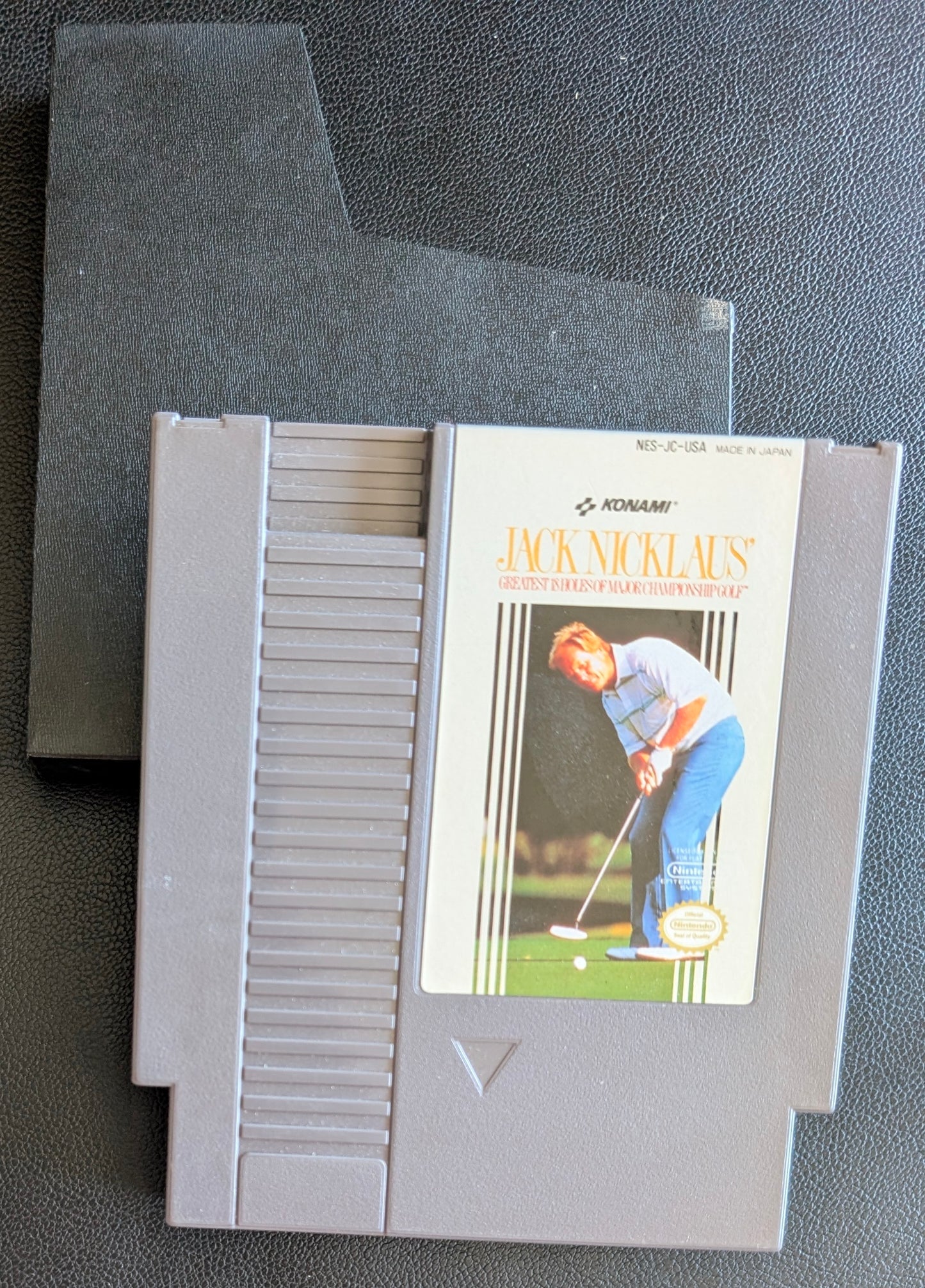 Jack Nicklaus' Greatest 18 Holes of Major Championship Golf (1990) - Nintendo NES | Authentic | Cleaned & Tested + Protection Sleeve