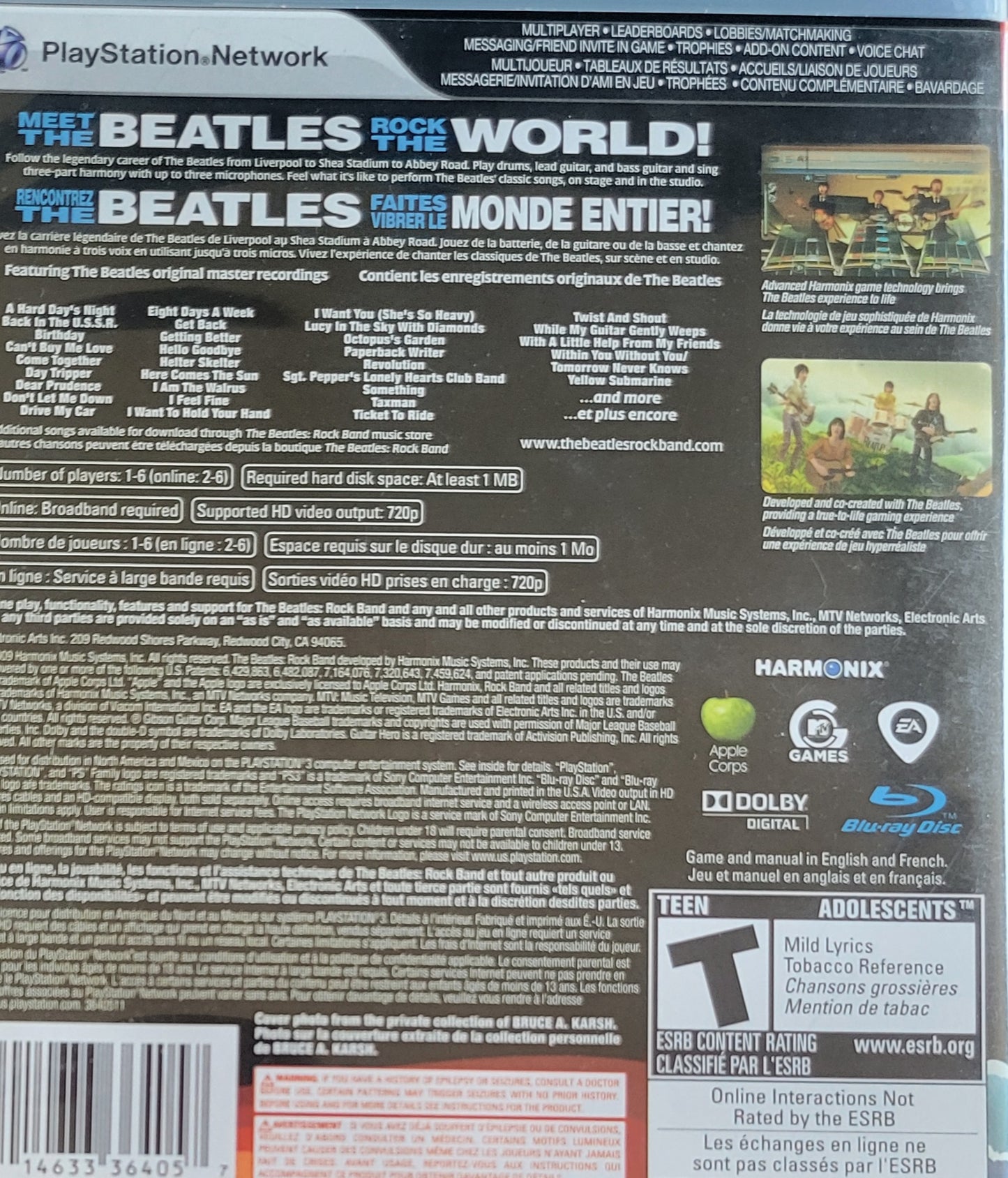 The Beatles: Rock Band (CIB) – Sony PlayStation 3 PS3 – Re-Sealed