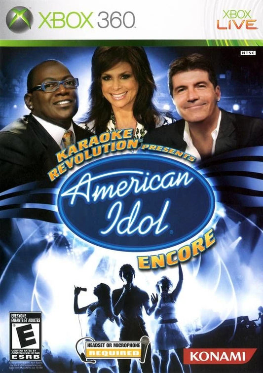 Karaoke Revolution American Idol Encore – Microsoft Xbox 360 CIB – Clean Disc – RE-SEALED (2008)