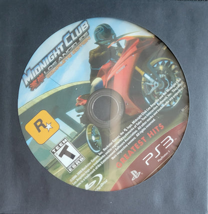Midnight Club Los Angeles DISC Only – Sony PlayStation 3 (PS3) | Pre-Owned, Tested & in Great Condition