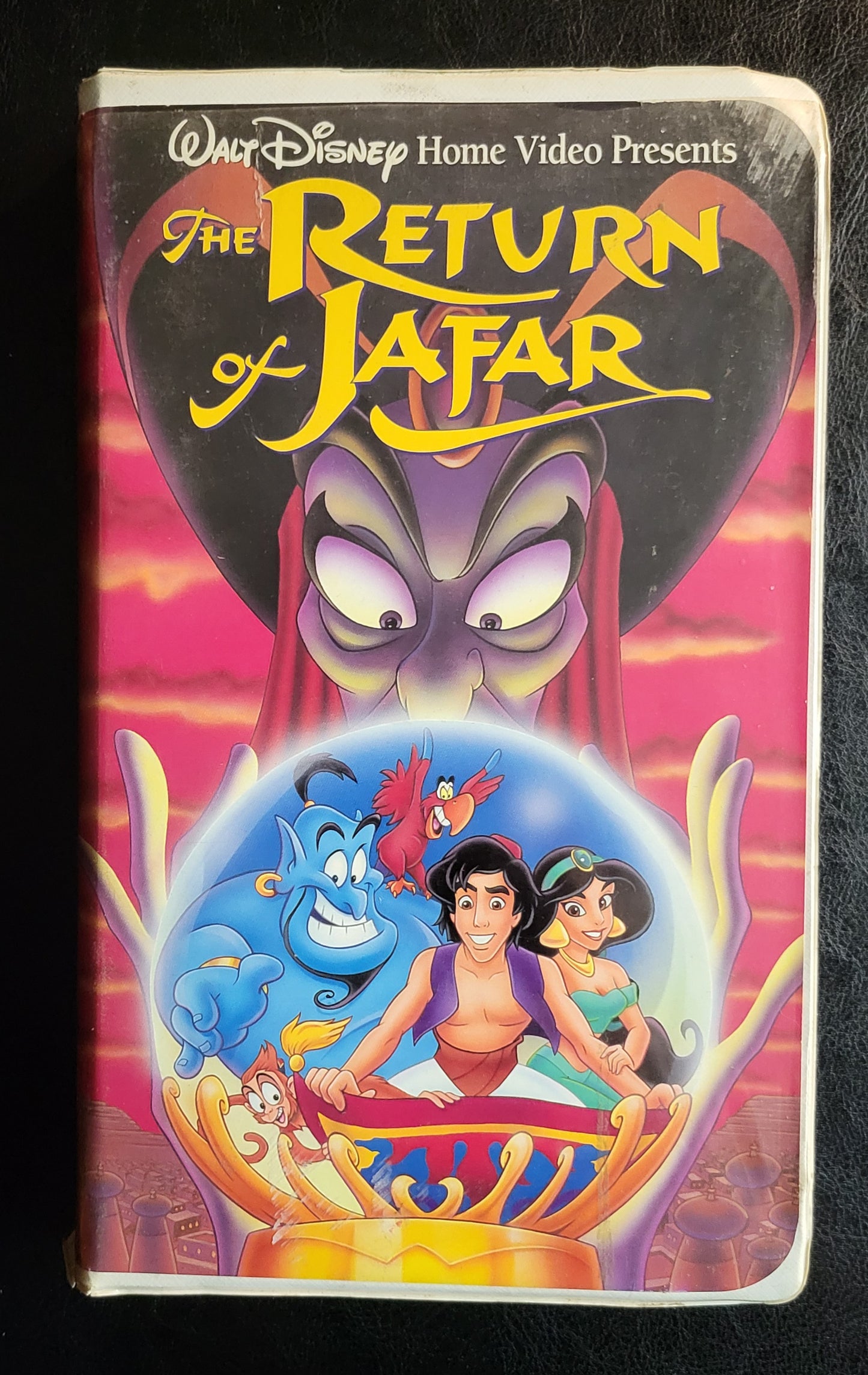 Great Find Walt Disney's THE Return Of Jafar 1990's VHS Tape + Box Pre - Owned