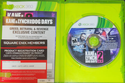 Kane & Lynch 2: The Dog Days – Microsoft Xbox 360 CIB – Clean Disc – RE-SEALED (2010)
