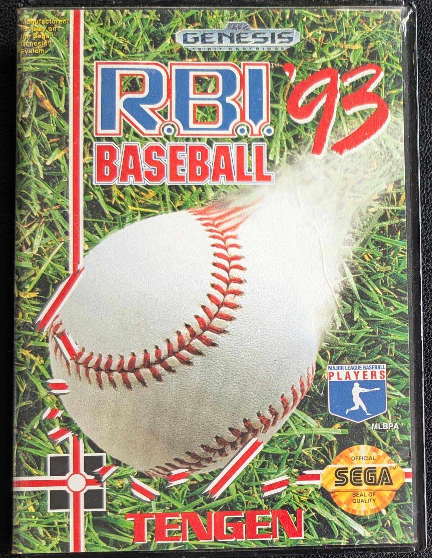 RBI Baseball '93 - Boxed CIB (Sega Genesis) | 1993 | Sports / Baseball