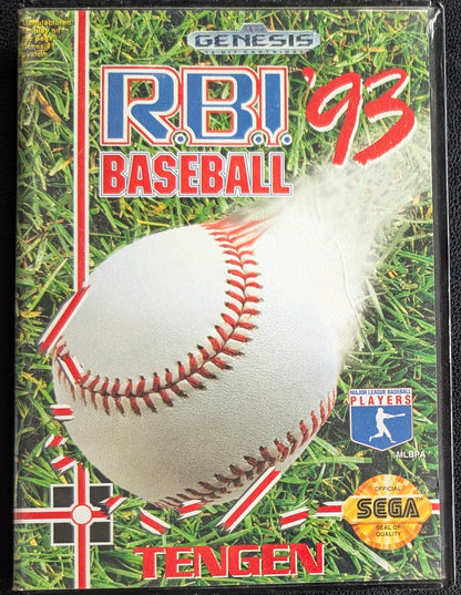 RBI Baseball '93 - Boxed CIB (Sega Genesis) | 1993 | Sports / Baseball