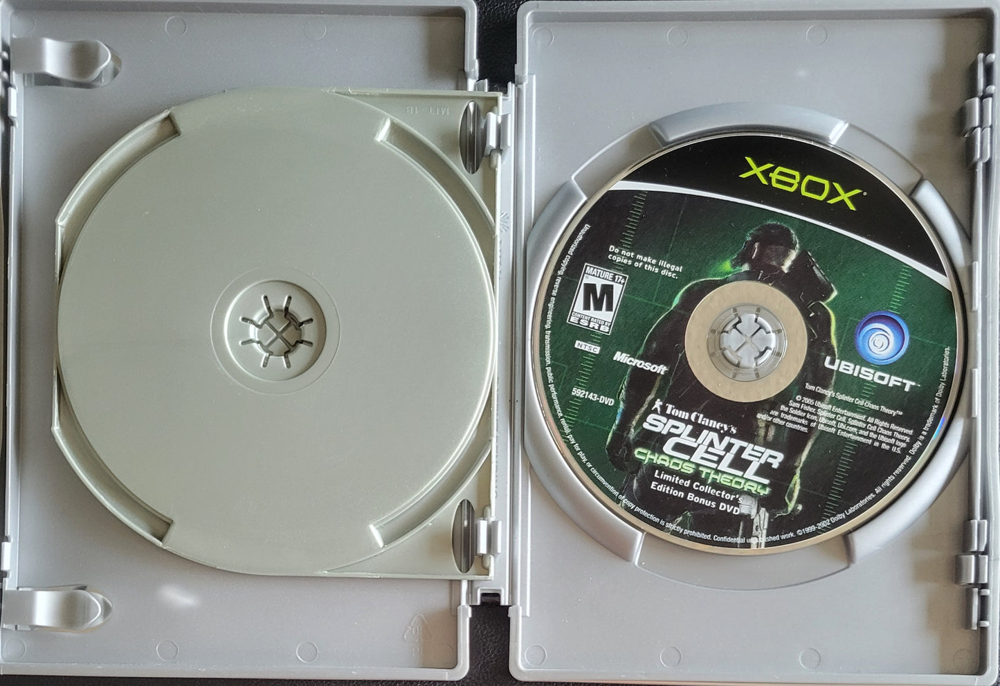 Splinter Cell: Chaos Theory Limited Edition Tin - (CIB) OG Microsoft XBOX Pre-Owned Great Shape Tested & Working CLEAN DISC