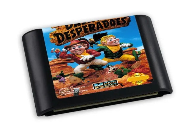 Dashin' Desperadoes - Boxed (Sega Genesis Cartridge)" | 1990 | Action Platformer