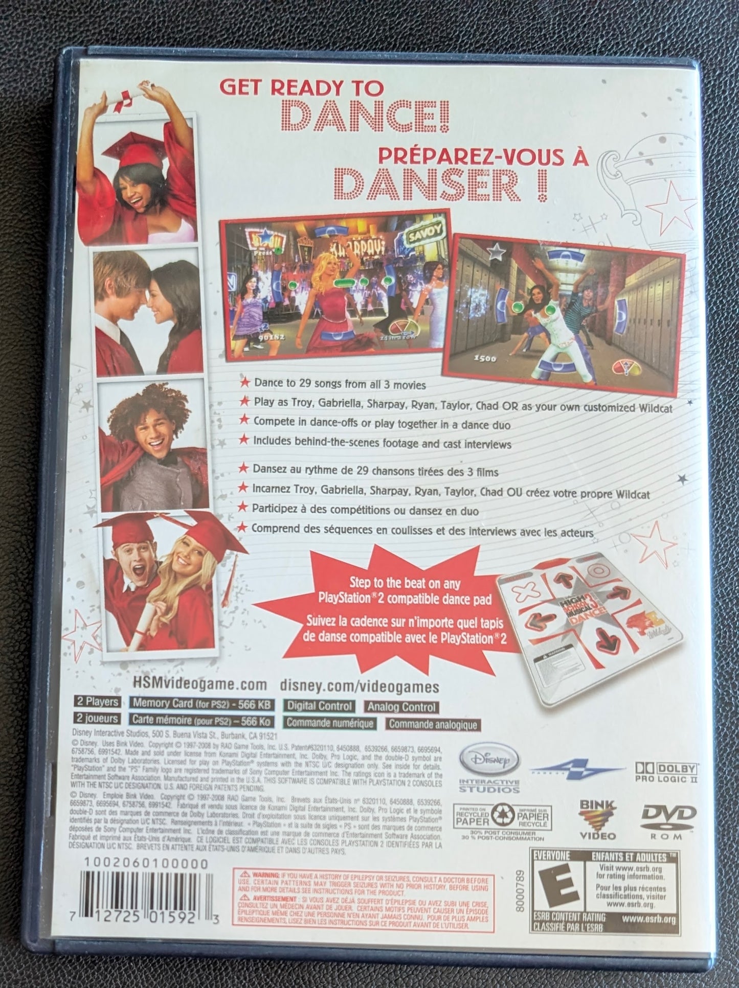 High School Musical 3: Senior Year DANCE! (2008) - PlayStation 2 (PS2) | RE-Sealed