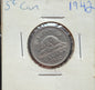 1942 Canadian Nickel Uncirculated - Hard To Find CAD Currency