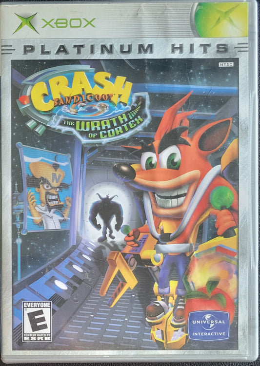 Crash Bandicoot: The Wrath Of Cortex *Platinum Hits* (CIB) OG Microsoft XBOX  Pre-Owned Great Shape Tested & Working CLEAN DISC