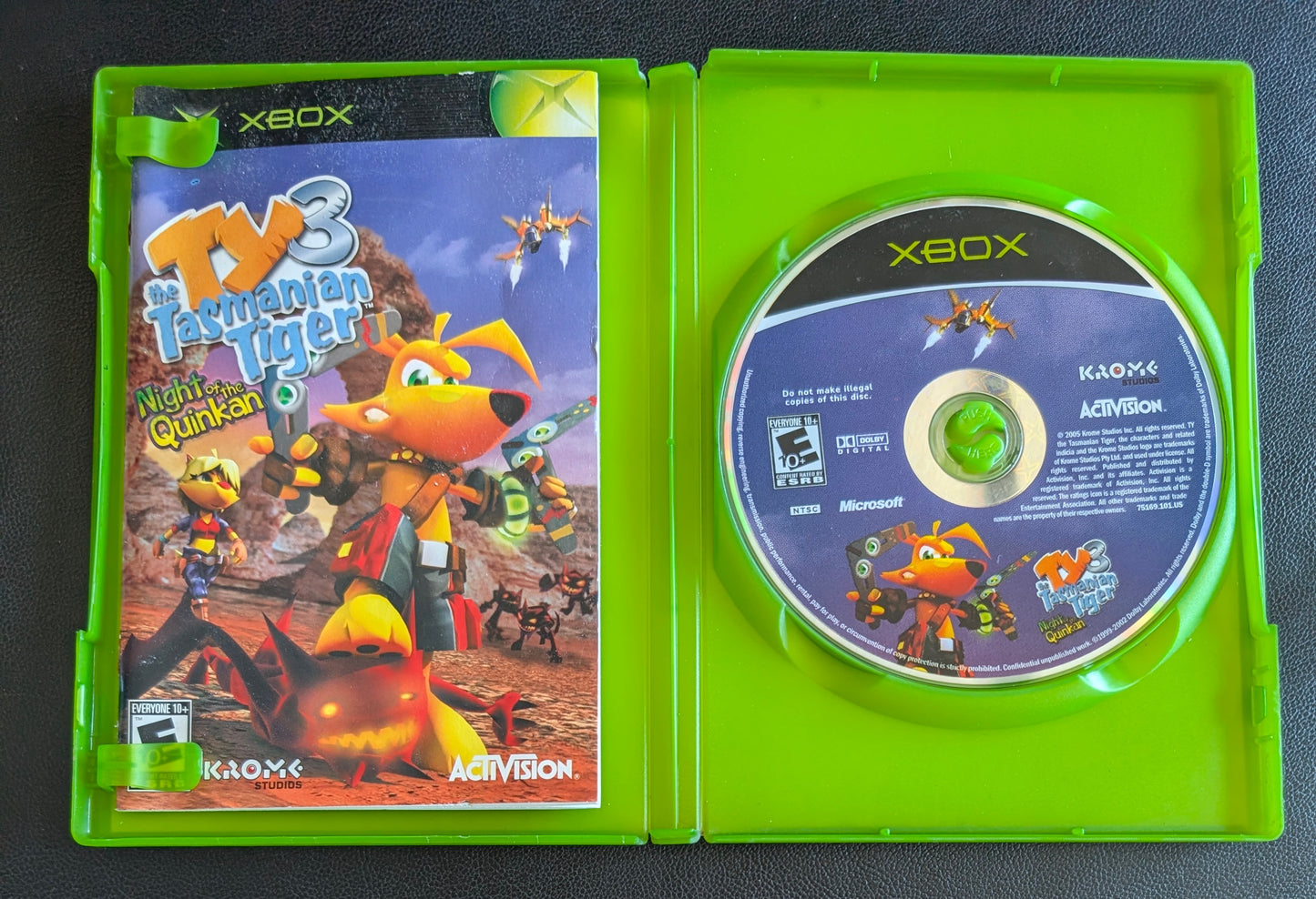 TY the Tasmanian Tiger 3: Night of the Quinkan (2005) - CIB Original Xbox | RE-Sealed