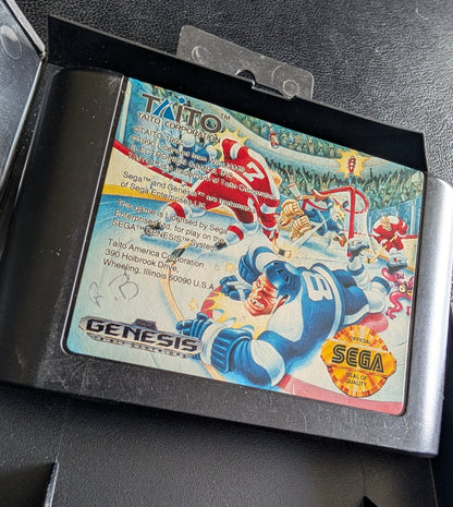 Hit The Ice - Boxed Hang Tab (Sega Genesis) | 1993 | Sports / Hockey