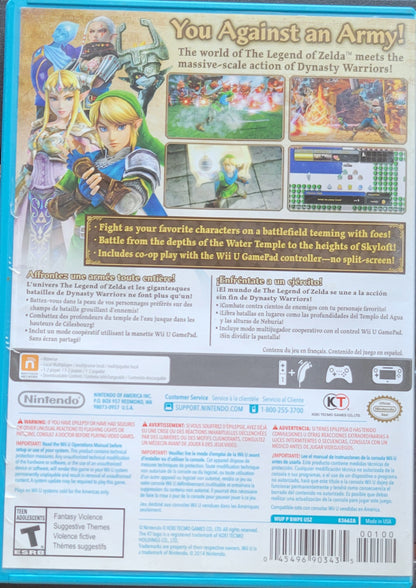 HYRULE WARRIORS - Wii U - Ent. System 2014 CIB Clean Disc Tested & Working Great Shape