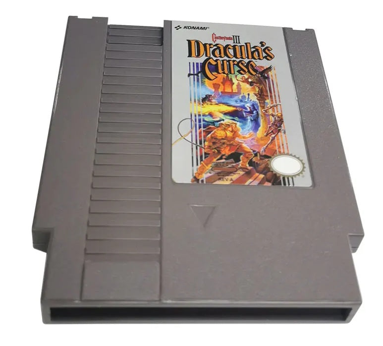 Castlevania 3: Draculas Curse - NES Nintendo Entertainment System 1983 72 Pin 8 Bit Video Game Cartridge