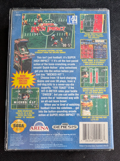 Super High Impact - Boxed CIB (Sega Genesis) | 1992 | Sports / Football