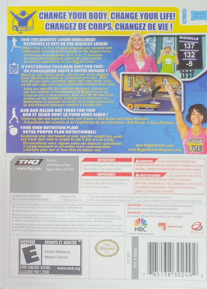 The Biggest Loser – Nintendo Wii CIB – RE-SEALED + Like New