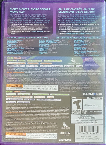 Dance Central 2 SEALED Or CIB - Microsoft XBOX 360 Tested & Working Like New