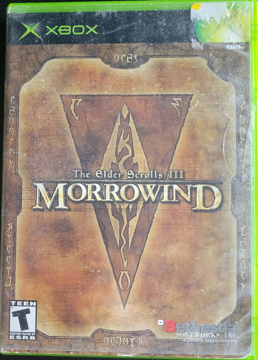The Elder Scrolls 3: Morrowind - (CIB) OG Microsoft XBOX  Pre-Owned Great Shape Tested & Working CLEAN DISC