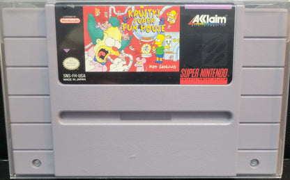 AUTHENTIC 1992 Krustys Super Fun House SNES Cartridge (Super Nintendo Entertainment System) Classic Arcade Game Great Original Condition