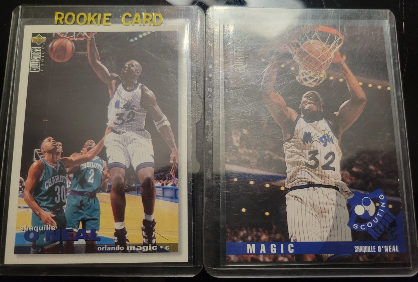 EARLY SHAQUILLE O'NEAL Upper DECK Basketball Cards Great Shape Protected Since New Smoke Free Home NBA Basketball Cards