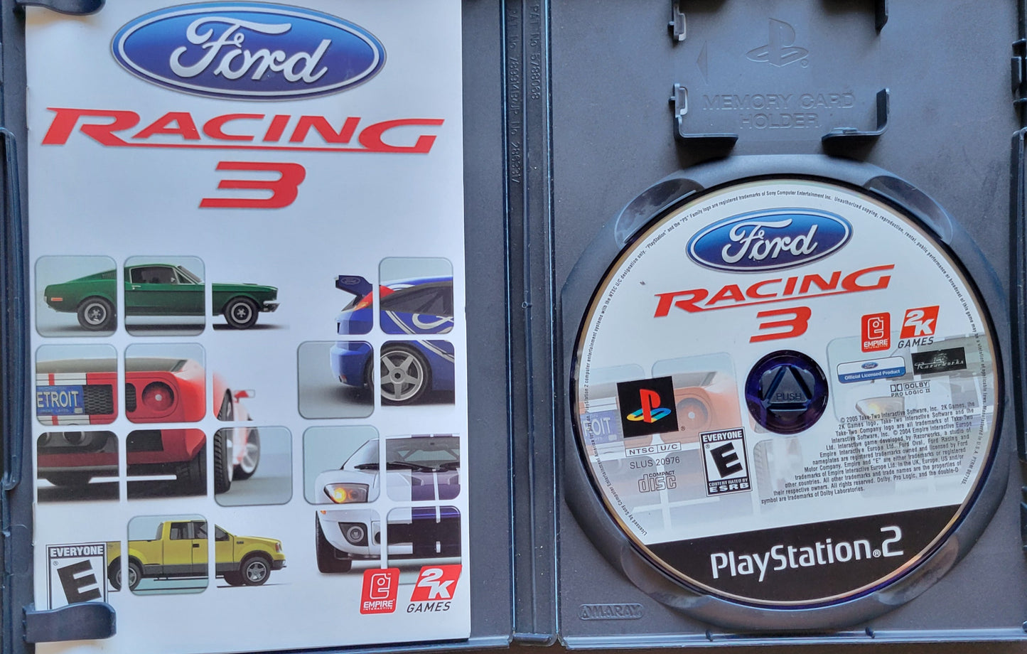 Ford Racing GT-3 - Sony PlayStation 2 PS2 CIB Pre-Owned Great Shape! Tested & Working