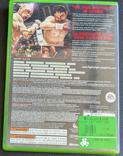 Fight Night Champion (2011) - CIB Xbox 360 | RE-Sealed