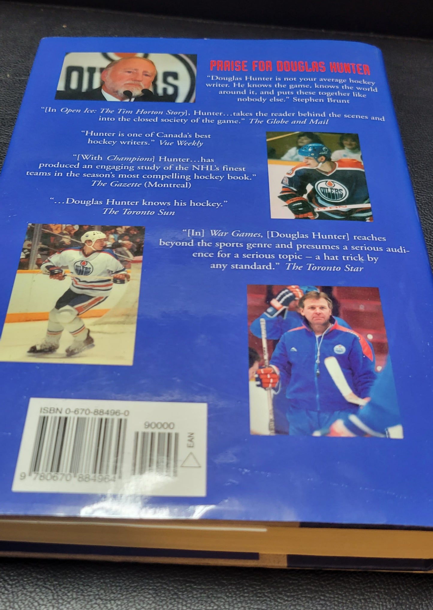 1990's The Glory Barons By Douglas Hunter + Awesome Mint Condition Book Wayne Gretzky & The Edmonton Oilers