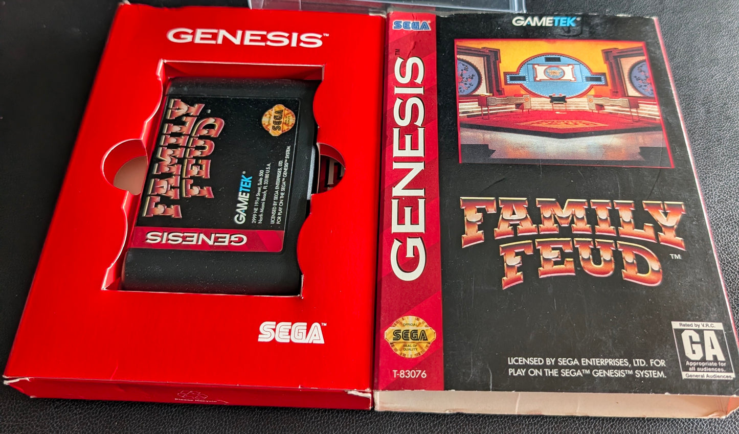 Family Feud - Boxed CIB (Sega Genesis) | 1991 | Trivia / Party